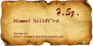 Himmel Szilárd névjegykártya